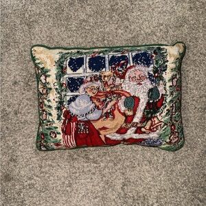 🌟Santa Claus Tapestry Holiday Pillow
